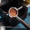 Knock Box, Black Coffee Knock Box Stainless Steel Coffee Grounds Container Drawer Type Coffee Grounds Dump Bin Grind Waste Bin for Milk Tea Coffee Maker view 2
