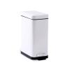 GRFIT Trash Cans Wastebasket Garbage can 5L 10L Slowly Descending Static Foot Pedal flip lid Square Bedroom Study Kitchen Crevice Waste Basket Kitchen Bathroom Rubbish Bin (Size : Small) view 1