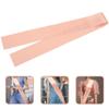 SAFIGLE 6pcs Diy Blank Sash for Bridal Shower and Bachelorette Party Solid-color Sashes for Custom Decoration for Graduations Birthdays and Special Events view 2