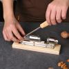 Mechanical Cracker, Stainless Steel Multifunctional Walnut Clip Opener Wear Resistant for Easy Cracked Nuts view 2