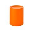 GRFIT Trash Cans Wastebasket 12l Simple Household Swing Lid Garbage Cans Bathroom Kitchen Open Garbage Cans Commercial Office Double Plastic Tube Kitchen Bathroom Rubbish Bin (Color : Orange) view 1