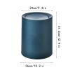 GRFIT Trash Cans Wastebasket 12l Simple Household Swing Lid Garbage Cans Bathroom Kitchen Open Garbage Cans Commercial Office Double Plastic Tube Kitchen Bathroom Rubbish Bin (Color : Orange) view 2