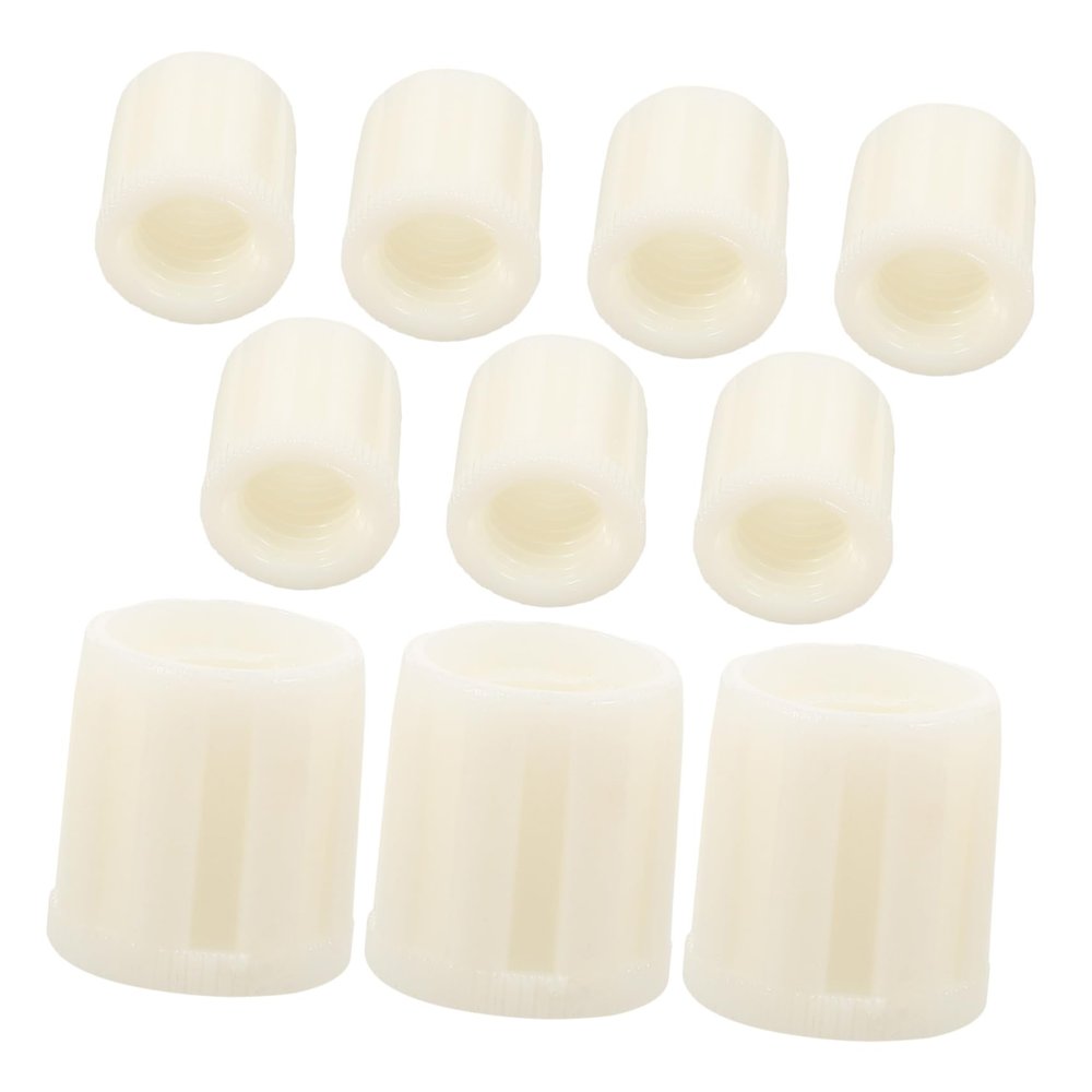 Baluue 10pcs Toilet Brush Handle Nuts Detachable Screws for Easy Replacement and Cleaning Compatible Various Bathroom Brushes