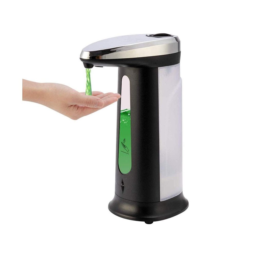GeRRiT Automatic Soap Dispenser Touchless Infrared Motion Sensor Soap Dispenser, 400ml/13.5oz, for Kitchen Bathroom Hotel Restaurant Office