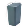 HASMI Bathroom Trash can 10L Narrow Trash Can Nordic Pop-up Trash Can Bedroom Living Room Bathroom Creative Large Paper Basket Storage Bin Kitchen Trash Can (Color : Gris) view 2