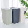 HASMI Bathroom Trash can 10L Narrow Trash Can Nordic Pop-up Trash Can Bedroom Living Room Bathroom Creative Large Paper Basket Storage Bin Kitchen Trash Can (Color : Gris) view 3