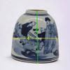 Festcool Antique Style Blue and White Porcelain Ceramic Covered Jar Vase, China Ming Style, Jingdezhen Chinese (S12) (Blue Village), Small, F0318224 view 2