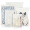 30PCS Travel Storage Bags for Clothes, Clear Reusable Bag Plastic Ziplock Bags, Waterproof Resealable Clothing Zipper Bags Luggage Organizer Pouch for Clothes, Towels, Shoes, Cosmetics (5 Size) view 1