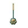 SUREK Soft Cute Toilet Brush Wall Hanging Toilet Brush and Holder Silicone Toilet Bowl Brush Long Handle Toilet Cleaner Brush Set Reusable view 1