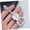 4pcs Guitar Corkscrew Guitar Bottle Opener Violin Bottle Opener Key Fob Musical Instruments Beer Opener Multitool Keychain Violin Guitar Design Bottle Opener Metal Keychain Charms view 3