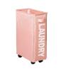 Shelf Home Foldable Dirty Fabric Clothes Basket Nordic With Wheels Dirty Clothes Basket Kitchen With Wheel (Color view 1