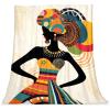 VTGHDEEQ Throw Blanket for Couch,Blankets for Women,Black African American Woman,59x78.7 in, X5pc3afuqzvd view 1
