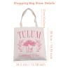 Lywjyb Birdgot Tulum Cocktail Club Tote Bag Vitage Tulum Mexico Beach Social Club Summer Gift for Women (Tulum Tote1) view 2