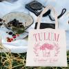 Lywjyb Birdgot Tulum Cocktail Club Tote Bag Vitage Tulum Mexico Beach Social Club Summer Gift for Women (Tulum Tote1) view 4