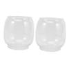 Ciieeo 2pcs Vintage Glass Oil Lamp Shade Kerosene Cover for Home Decor Stylish Replacement for Old Lamps for Retro Outdoor Lanterns view 1