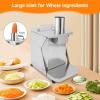 Treliamd Electric Chopper Vegetable Dicer, 3 in 1 Commercial Vegetable Slicer Shredder, Automatic Potato Onion Carrot Dicing Cube Cutting Machine Chopper for Commercial Home Use view 3