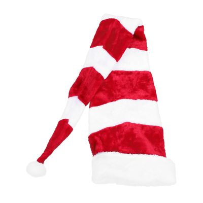 OKUMEYR 1pc Creative Christmas Plush Santa Hat for Holiday Parties and Community Events Comfortable Decoration for Adults for Festivals