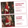 OKUMEYR 1pc Creative Christmas Plush Santa Hat for Holiday Parties and Community Events Comfortable Decoration for Adults for Festivals view 2