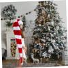 OKUMEYR 1pc Creative Christmas Plush Santa Hat for Holiday Parties and Community Events Comfortable Decoration for Adults for Festivals view 3