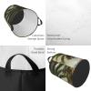 Laundry Hamper Round Laundry Basket with Handles Palm Tree Tropical Laundry Hampers Waterproof Circular Hamper for Bathroom Storage Basket Dirty Clothes Hamper for Dirty Clothes view 4