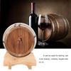 1 Liter Oak Aging Barrel with Stand,1L Mini Portable Household Oak Wood Wine Barrel Keg Home Brewing EquipmentWood Color with Black Hoop 1L view 4
