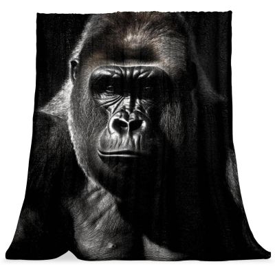 VTGHDEEQ Throw Blanket for Couch,Soft Blanket & Throws,Angry Animal Gorilla,59x39.3 in, B4ek1tphkvyh