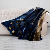 VTGHDEEQ Throw Blankets for Women,Couch Blankets & Throws,Blue Stripe American Flag,59x51.1 in, S3ks2twbvmzf view 4