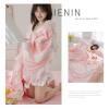 Summer Ice Silk Air Conditioning Quilt Washed Lace Princess Summer Cool Quilts for Adult Student Kids Home Textiles Bedding Decorate Your Bedroom 200 * 230cm (150 * 200cm) view 2