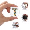 1 PCS Autism Puzzle Refrigerator Magnet, Custom Family Name Monogram Fridge Decoration Sticker, Magnet with Letter T for Whiteboard, Home, Kitchen, and Photos view 3