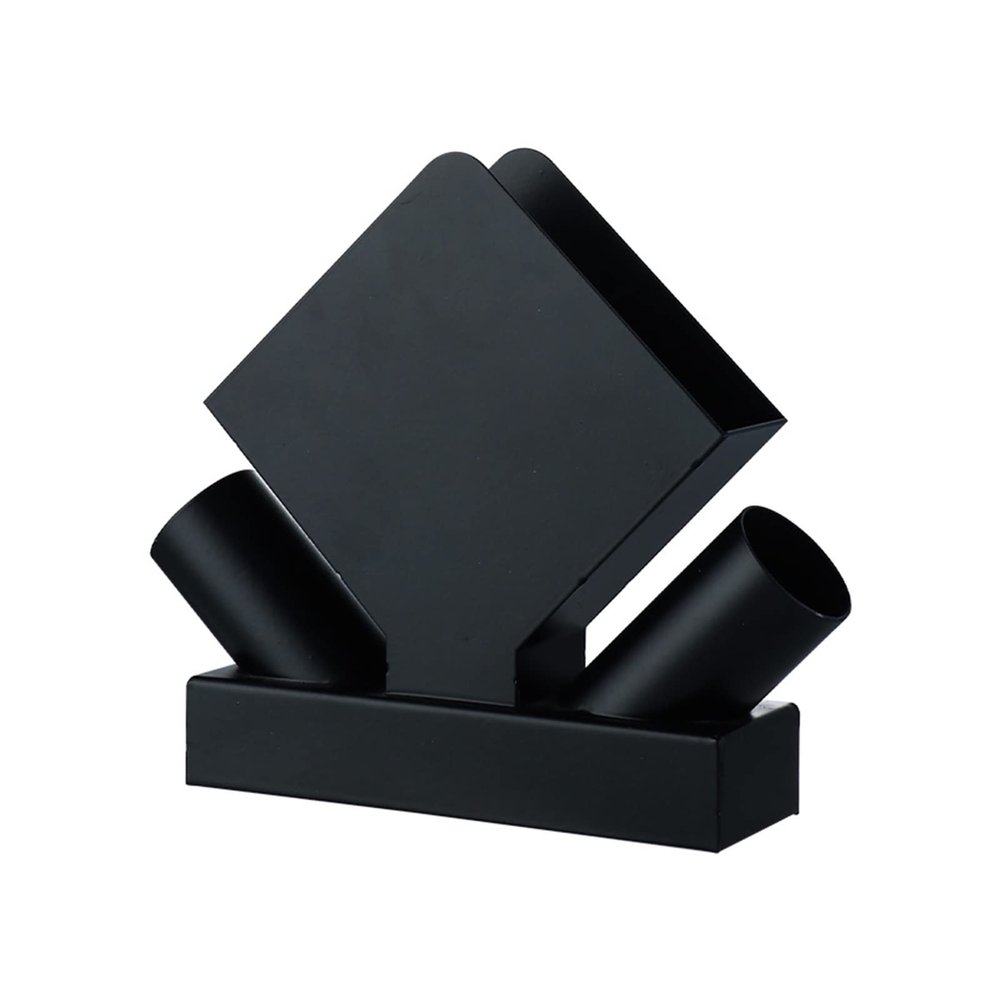 Multifunctional Tissue Box Holder Creative Stainless Steel Paper Towel Seat Restaurant Hotel Countertop Paper Towel Holder Simple Kitchen KTV Decoration Vertical Pressure Paper Seat Decorative Napkin