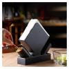 Multifunctional Tissue Box Holder Creative Stainless Steel Paper Towel Seat Restaurant Hotel Countertop Paper Towel Holder Simple Kitchen KTV Decoration Vertical Pressure Paper Seat Decorative Napkin view 3