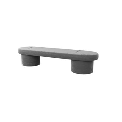 End of Bed Bench Lamb's Wool Upholstered Bedroom Benches, Modern Upholstered Tufted Ottoman Stool for Doorway, Living Room, Lock Room, Bedroom Foot Rest for Couch Ottoman ( Color : Gray , Size : 150*4