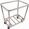 Shelf Movable Trolleys Hamper Laundry Linen Cart With Wheel Housekeeping Rolling Laundry Sorter Collector Trolley With Removable Bag/Beige/Super Thick view 3