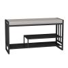 KAMPCO 3-Tier Shoe Rack Bench, Shoe Storage Bench for Entryway, Free Standing Change Shoe Bench for Bedroom Living Room Balcony, Black Metal Frame view 1
