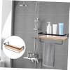 FUNOMOCYA Floating Bookshelf Wall-Mounted Storage Rack for Bathroom Restroom Kitchen Decor view 4