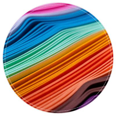 VTGHDEEQ Area Rugs for Living Room,Washable Rug,Carpet for Bedroom,Abstract Rainbow Colorful Pattern,15.7x15.7 in, K6fr2suuokjj, Yp3t0pwcngym