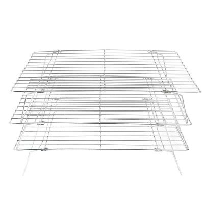TANIQIACA 3-Tier Cooling Rack Collapsible Folding Legs for Cookies Cakes Kitchen Baking Grilling Tool