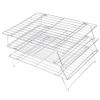 TANIQIACA 3-Tier Cooling Rack Collapsible Folding Legs for Cookies Cakes Kitchen Baking Grilling Tool view 2
