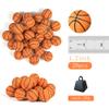 28 PCS Basketball Cake Topper Decorations Mini Cup Cake Decorations for Basketball Sport Birthday Supplies (Style 02) view 2