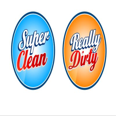 Super Clean Dishwasher Magnet Clean Dirty Sign, Strong Durable Clean Dirty, Doublesided 3.5X.3.5in Dishwasher & Washing Machine Magnet Sign Indicator, Super Clean Really Dirty Design,