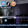Super Clean Dishwasher Magnet Clean Dirty Sign, Strong Durable Clean Dirty, Doublesided 3.5X.3.5in Dishwasher & Washing Machine Magnet Sign Indicator, Super Clean Really Dirty Design, view 3