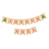 CIMAXIC Joyeux Noel Christmas Burlap Banner Party Decorations Hanging Christmas Decorations for Party view 1