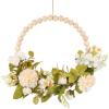 Bead Garland Hanging Decoration Farmhouse Wall Pendant Rustic Country Boho Home Decor Living Room Bedroom view 1