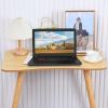 Computer Desk, Modern Simple Desk for Home Office Study Student Kids Writing Desk Modern Simple Table Arc Dining Table with Wooden Legs Dining Room Kitchen Table Furniture Leisure Table (Wooden) view 2