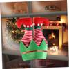 CIMAXIC Striped Novelty Christmas Hat Adult Size Funny Party Hat for Men Women view 4