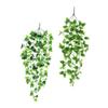 FUNOMOCYA Simulated Rattans Leaves Wall Art Green Hanging Plants for Garden Adornments view 1