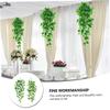 FUNOMOCYA Simulated Rattans Leaves Wall Art Green Hanging Plants for Garden Adornments view 2
