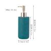 ZCSO Soap Dispenser Ceramic Lotion Bottle Shampoo Dishwashing Liquid Bottle Bathroom Soap Dispenser Suitable for Home Beauty Salon Modern Soap Dispenser (Color : A) view 2
