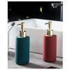 ZCSO Soap Dispenser Ceramic Lotion Bottle Shampoo Dishwashing Liquid Bottle Bathroom Soap Dispenser Suitable for Home Beauty Salon Modern Soap Dispenser (Color : A) view 3
