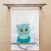 Hapuxt Hand Bath Towels for Bathroom Set of 2 Cute Turquoise Owl Tree Branches Shower Towel Water Absorbent Soft Microfiber Face Body Towel Kitchen Gym Spa Salon 30x15Inches view 4
